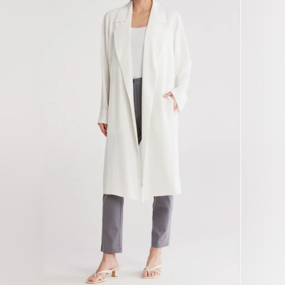 Eileen Fisher Silk Trench coat